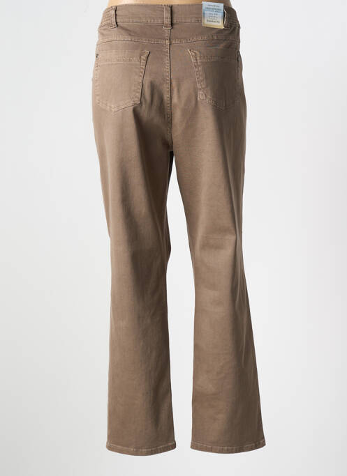 Blugi cu croială dreaptă maro ANNA MONTANA femeie