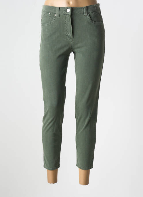 Blugi cu croială slim verde ANNA MONTANA femeie