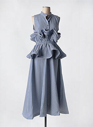 Rochie lungă albastru SENES femeie