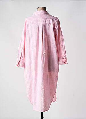 Rochie lungă mâneci lungi mâneci lungi roz HOD femeie