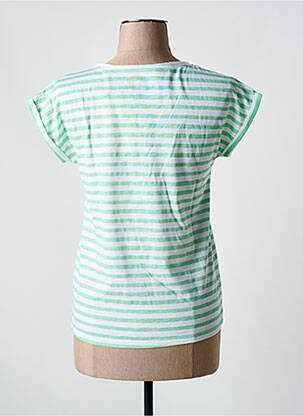 Tricou imprimeu fantezie mâneci scurte verde ANOUK ET NINON femeie