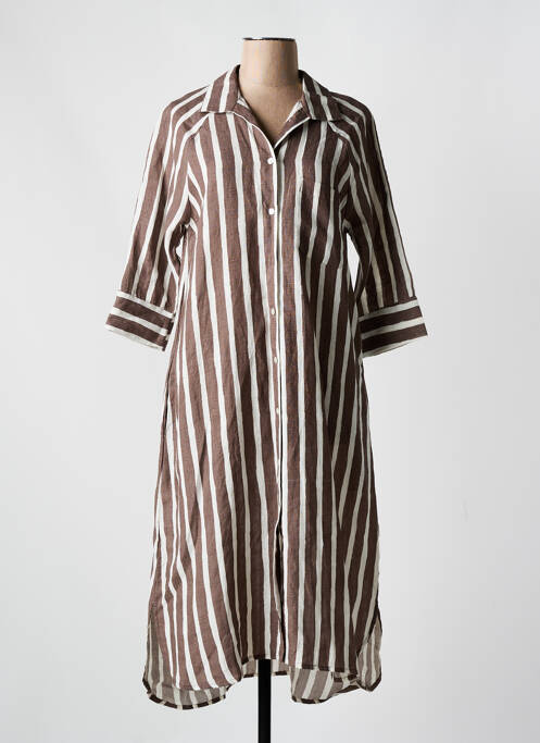 Rochie lungă maro ESCAPADE femeie