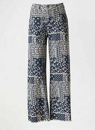 Pantalon drept albastru MAISON HOTEL femeie