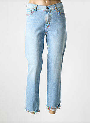 Blugi cu croială slim albastru FIVE femeie