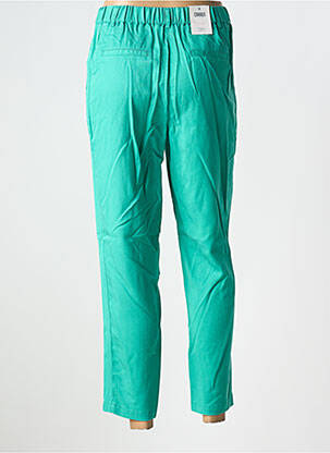 Pantalon 7/8 talie elastică verde C'EST BEAU LA VIE femeie
