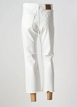 Pantalon 7/8 buzunare alb ONE STEP femeie