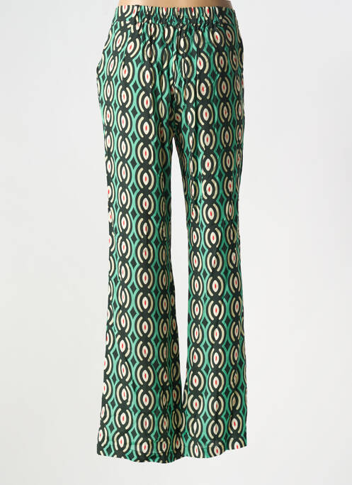 Pantalon drept verde STORIATIPIC femeie