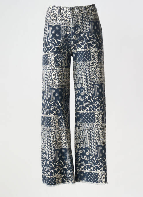 Pantalon drept albastru MAISON HOTEL femeie