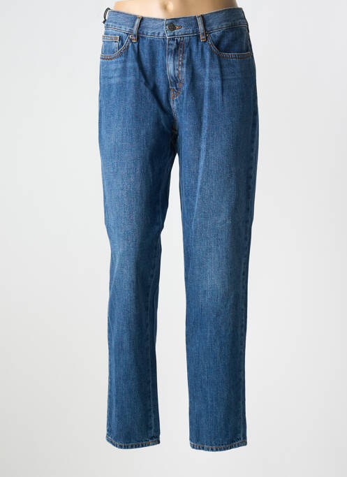 Blugi cu croială dreaptă albastru FIVE femeie