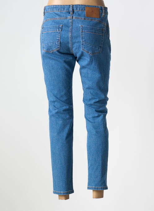 Blugi cu croială slim albastru ONE STEP femeie