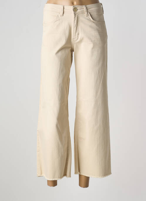 Pantalon evazat bej PARA MI femeie