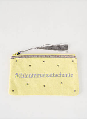 Trusă efect material satinat galben PETITE MENDIGOTE femeie