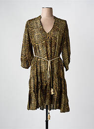 Rochie midi mâneci 3/4 mâneci 3/4 verde MASON'S femme