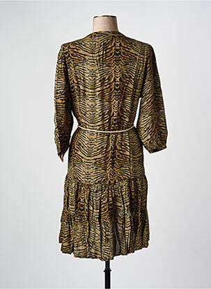 Rochie midi mâneci 3/4 mâneci 3/4 verde MASON'S femeie
