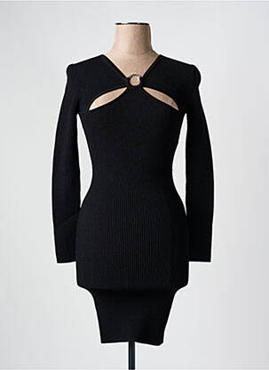 Rochie scurtă mâneci lungi mâneci lungi negru MICHAEL KORS femeie
