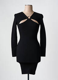 Rochie scurtă mâneci lungi mâneci lungi negru MICHAEL KORS femeie