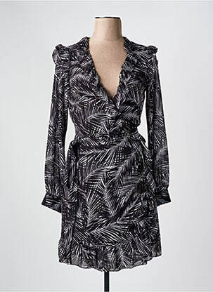 Rochie scurtă mâneci lungi mâneci lungi negru MICHAEL KORS femeie
