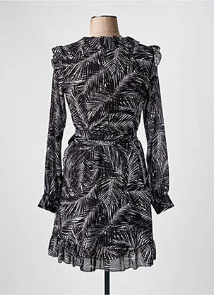 Rochie scurtă mâneci lungi mâneci lungi negru MICHAEL KORS femeie