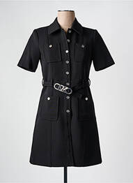 Rochie scurtă mâneci scurte mâneci scurte negru MICHAEL KORS femeie