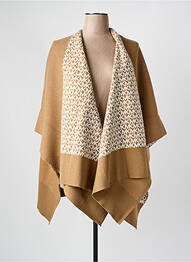 Poncho guler în v bej MICHAEL KORS femme