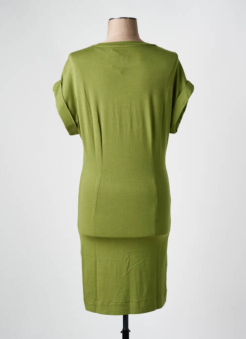 Rochie midi verde MAJESTIC FILATURES femeie