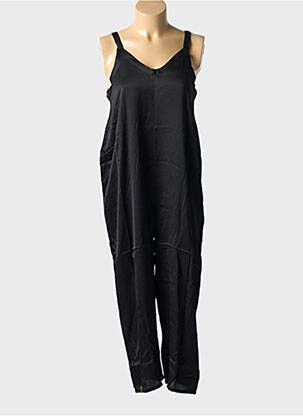 Salopetă-pantalon croială fluidă fără mâneci negru MAEVY femeie