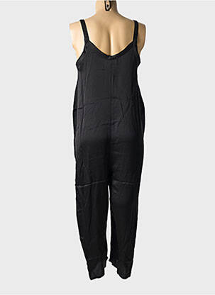 Salopetă-pantalon croială fluidă fără mâneci negru MAEVY femeie