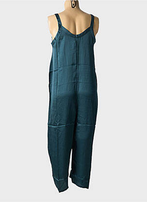 Salopetă-pantalon croială fluidă fără mâneci verde MAEVY femeie