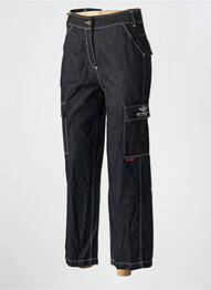 Pantalon cargo croială dreaptă mărime normală negru AERONAUTICA femme