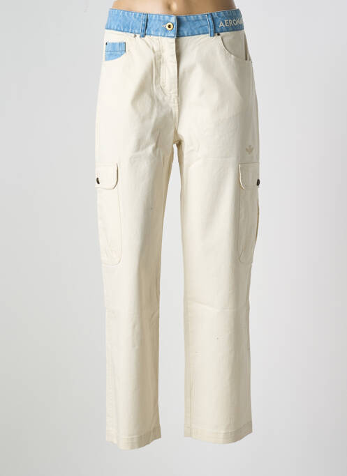 Pantalon cargo bej AERONAUTICA femeie
