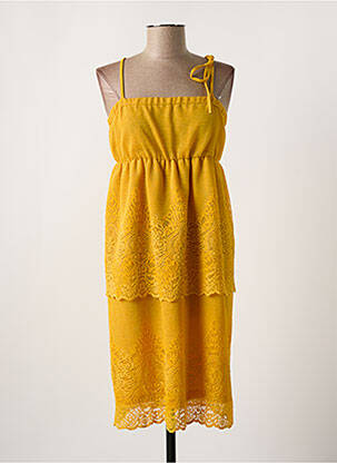 Rochie midi galben COP COPINE femeie