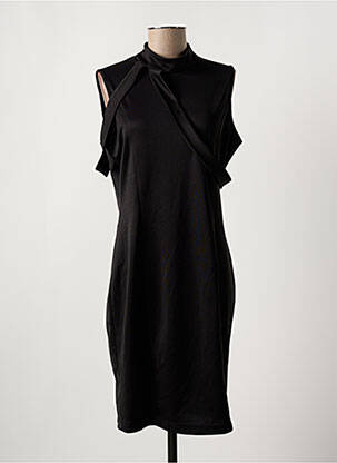 Rochie midi fără mâneci fără mâneci negru EDMOND BOUBLIL femeie
