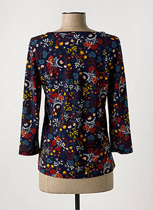 Tricou mâneci 3/4 mâneci 3/4 albastru SCOTTAGE femeie
