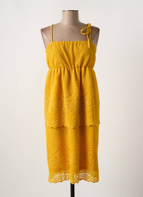 Rochie midi galben COP COPINE femeie