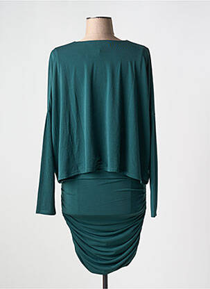 Rochie scurtă mâneci lungi mâneci lungi verde BCBGMAXAZRIA femeie