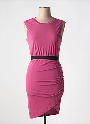 Rochie scurtă violet BCBGMAXAZRIA femeie