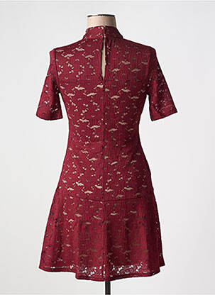 Rochie scurtă mâneci scurte mâneci scurte roșu BCBGMAXAZRIA femeie