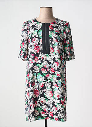 Rochie scurtă mâneci scurte mâneci scurte negru BCBGMAXAZRIA femeie
