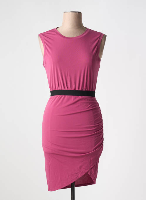 Rochie scurtă violet BCBGMAXAZRIA femeie