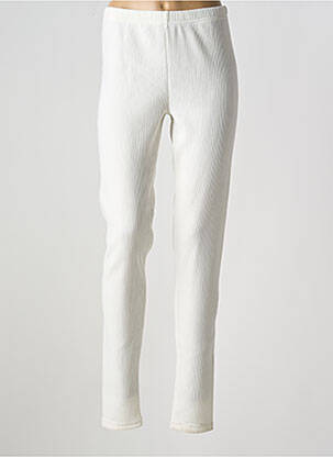 Pantalon slim talie elastică alb EDMOND BOUBLIL femeie