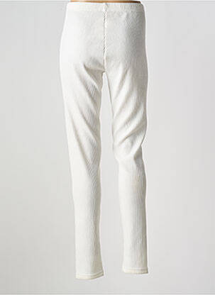 Pantalon slim talie elastică alb EDMOND BOUBLIL femeie