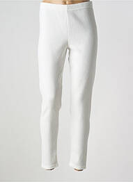 Pantalon slim talie elastică alb EDMOND BOUBLIL femeie