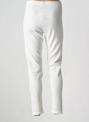 Pantalon slim talie elastică alb EDMOND BOUBLIL femeie