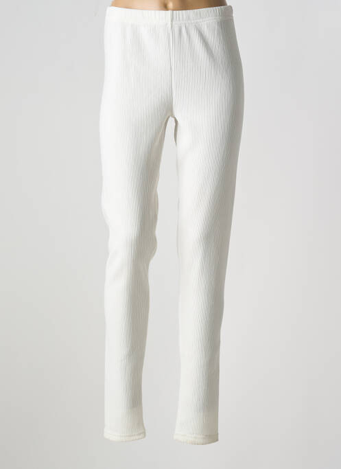 Pantalon slim alb EDMOND BOUBLIL femeie