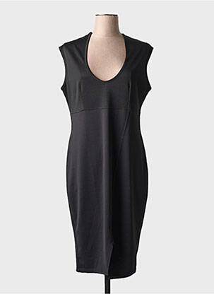 Rochie midi mâneci scurte mâneci scurte negru EDMOND BOUBLIL femeie