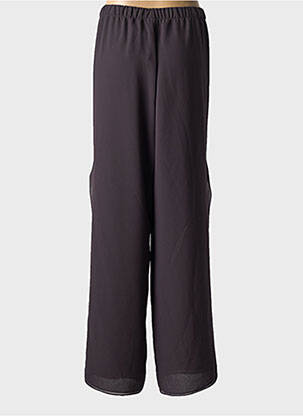 Pantalon larg țesătură crep mărime normală negru Q'NEEL femeie