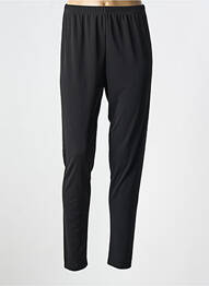Pantalon slim talie elastică mărime normală negru EDMOND BOUBLIL femeie