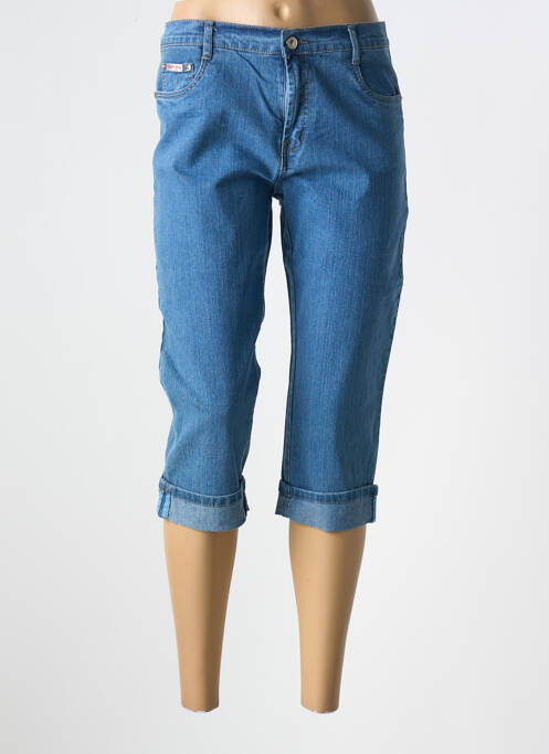 Pantalon trei sferturi albastru SWALLOW femeie