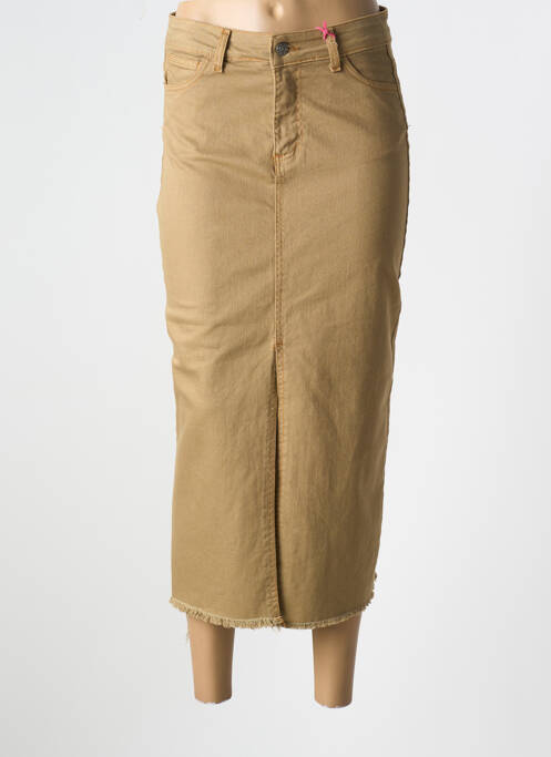 Fustă lungă maro LACOMY femeie