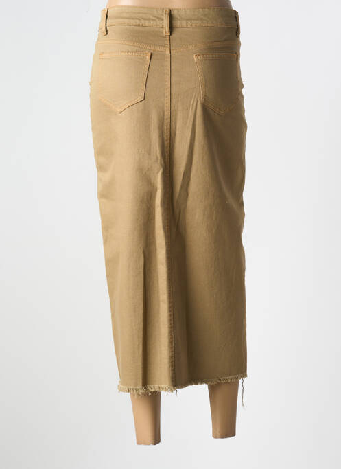 Fustă lungă maro LACOMY femeie